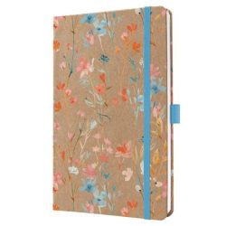   Naptár, A5, heti, 2027, kemény borító, SIGEL "Jolie", Blue Floral Serenity