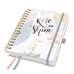   Naptár, spirál, A5, heti, 2027, kemény borító, SIGEL "Jolie", Soft Glimmer