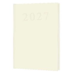 Naptár, tervező, A5, napi, 2027, bézs
