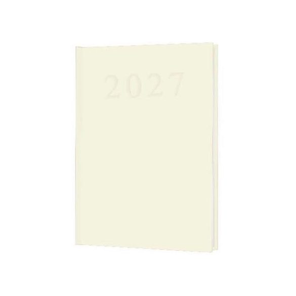 Naptár, tervező, A5, napi, 2027, bézs