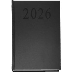 Naptár, tervező, A5, napi, 2026, fekete