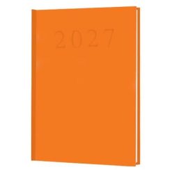 Naptár, tervező, A5, napi, 2027, narancssárga