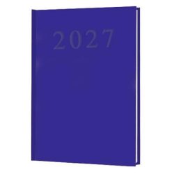 Naptár, tervező, A5, napi, 2027, sötétkék