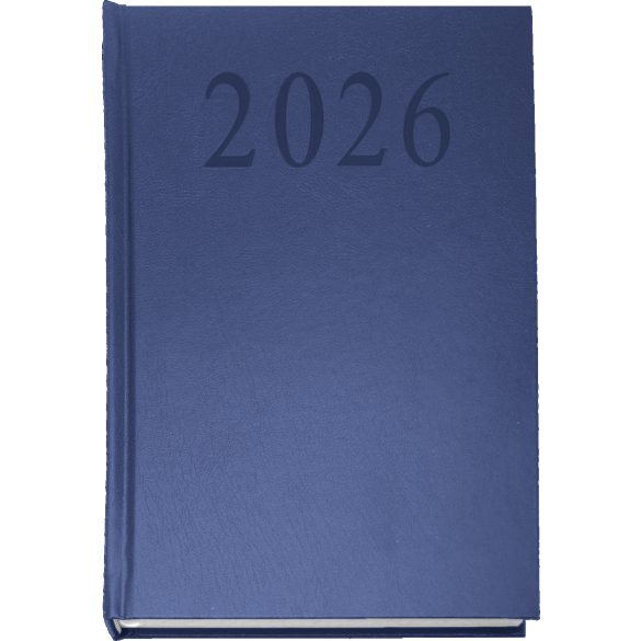 Naptár, tervező, A5, napi, 2026, sötétkék