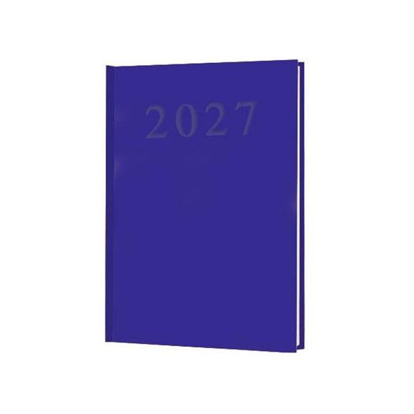 Naptár, tervező, A5, napi, 2027, sötétkék