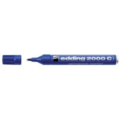   Alkoholos marker, 1,5-3 mm, kúpos, EDDING "2000", kék