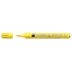   Alkoholos marker, 1,5-3 mm, kúpos, EDDING "2000", sárga