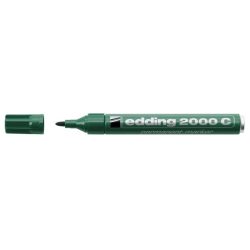   Alkoholos marker, 1,5-3 mm, kúpos, EDDING "2000", zöld