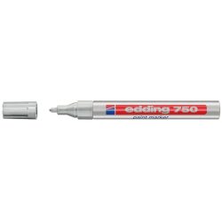 Lakkmarker, 2-4 mm, EDDING "750", ezüst