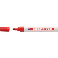 Lakkmarker, 2-4 mm, EDDING "750", piros