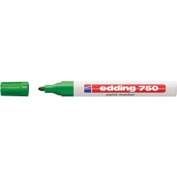Lakkmarker, 2-4 mm, EDDING "750", zöld