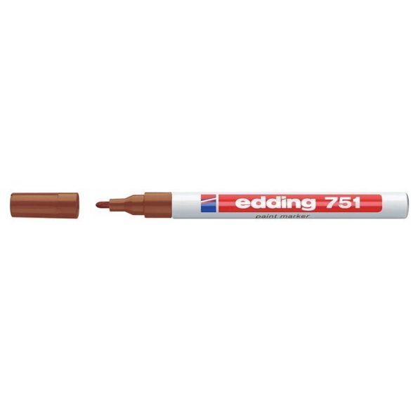 Lakkmarker, 1-2 mm, EDDING "751", barna