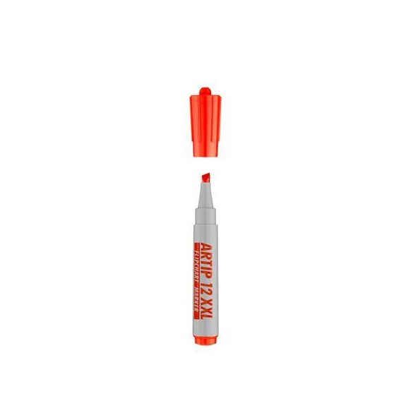 Flipchart marker, 1-4 mm, vágott, ICO "Artip 12 XXL", piros