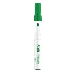   Tábla- és flipchart marker, 1-3 mm, kúpos, ICO "Plan", zöld