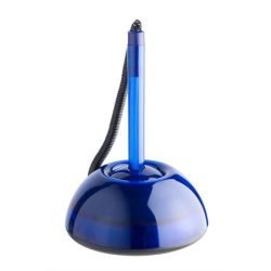   Ügyféltoll, 0,8 mm, áttetsző kék tolltest, ICO "Lux", kék