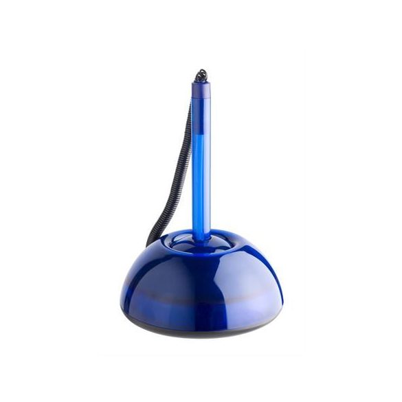 Ügyféltoll, 0,8 mm, áttetsző kék tolltest, ICO "Lux", kék