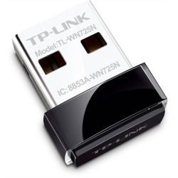   USB adapter, mini, vezeték nélküli, 150 Mbps, TP-LINK "TL-WN725N"