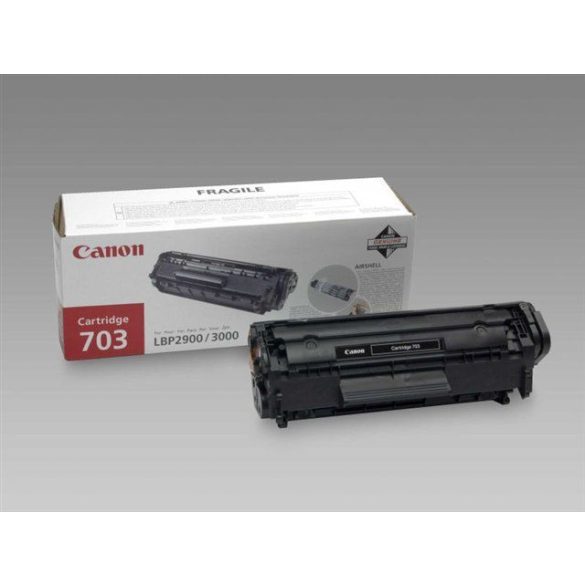 Lézertoner "i-SENSYS LBP 2900, 3000" nyomtatókhoz, CANON fekete, 2k