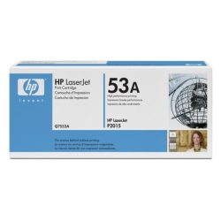   Lézertoner "LaserJet P2014, P2015, M2727MFP" nyomtatókhoz, HP "Q7553A" fekete, 3k