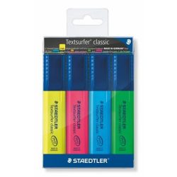   Szövegkiemelő készlet, 1-5 mm, STAEDTLER, 4 különböző szín