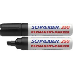   Alkoholos marker, 2-7 mm, vágott, SCHNEIDER "Maxx 250", fekete