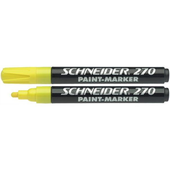Lakkmarker, 1-3 mm, SCHNEIDER "Maxx 270", sárga