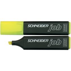   Szövegkiemelő, 1-5 mm, SCHNEIDER "Job 150", sárga