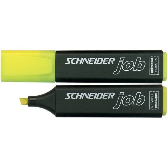 Szövegkiemelő, 1-5 mm, SCHNEIDER "Job 150", sárga