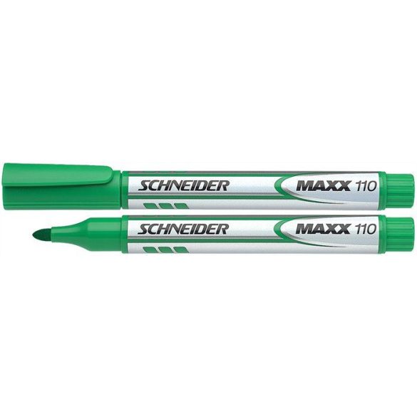Tábla- és flipchart marker, 1-3 mm, kúpos, SCHNEIDER "Maxx Eco", zöld