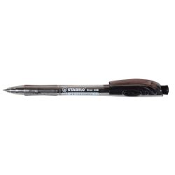   Golyóstoll, 0,3 mm, nyomógombos, STABILO "Liner 308", fekete