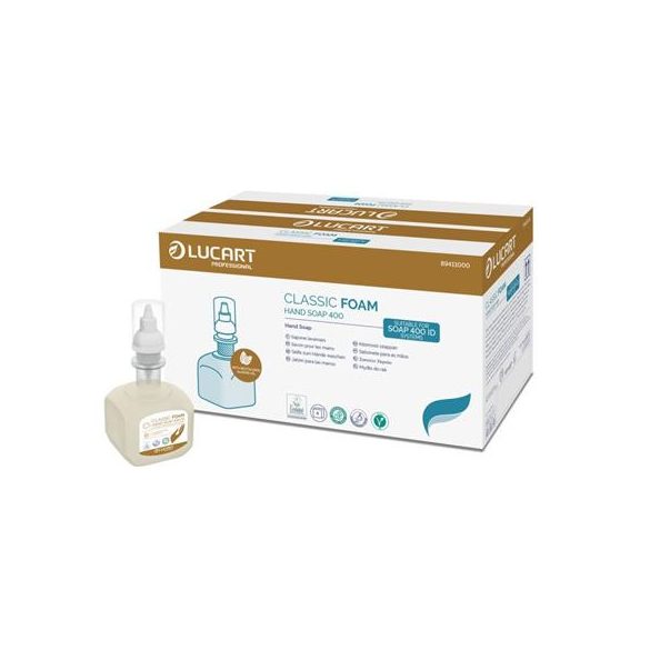 Habszappan, 0,4 l, LUCART "Classic", mandulaolajjal