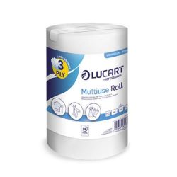  Törlőkendő, tekercses, univerzális, belső adagolású, 3 rétegű, LUCART "Multiuse Strong 3.250"