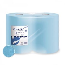   Törlőkendő, tekercses, 3 rétegű, LUCART "SKYTECH 3.500 XL", kék