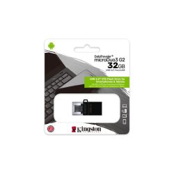   Pendrive, 32GB, USB 3.2/microUSB, KINGSTON "Data Traveler MicroDuo 3 G2"