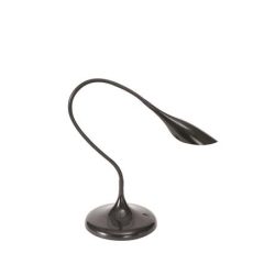 Asztali lámpa, LED, 3 W, ALBA "Ledarum", fekete