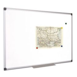   Fehértábla, mágneses, 120x240 cm, alumínium keret, VICTORIA