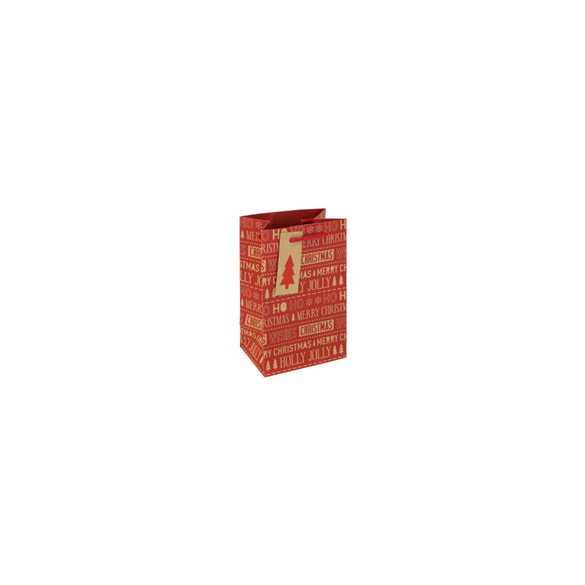 Dísztasak Clairefontaine/Eurowrap 12,7x20,3 cm Holly Jolly