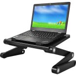 Laptoptartó állvány X1 fekete